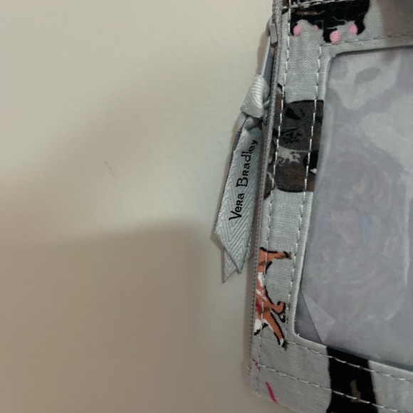 NWT Vera Bradley Dog Print ID Wallet - Picture 3 of 4